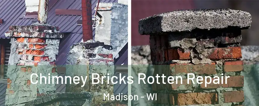  Chimney Bricks Rotten Repair Madison - WI