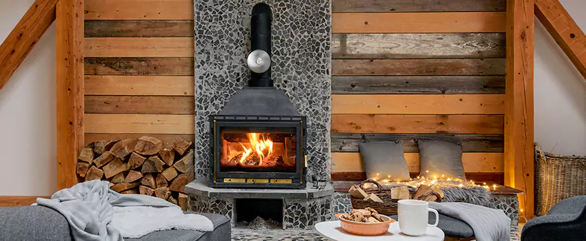 Thelin Hearth Products Direct Vent Gas Stove Fireplace Inspection in Madison, Wisconsin