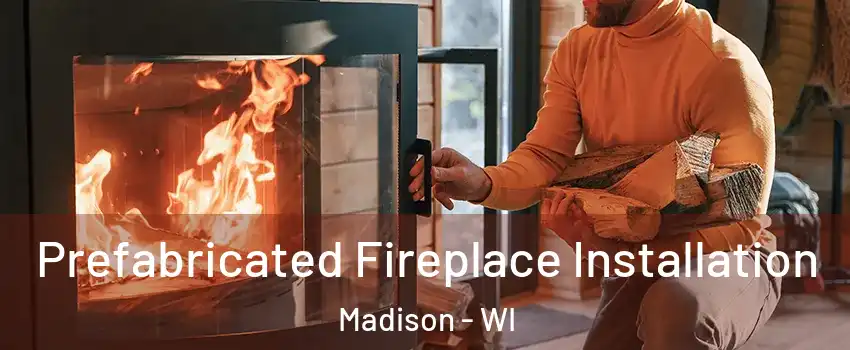  Prefabricated Fireplace Installation Madison - WI